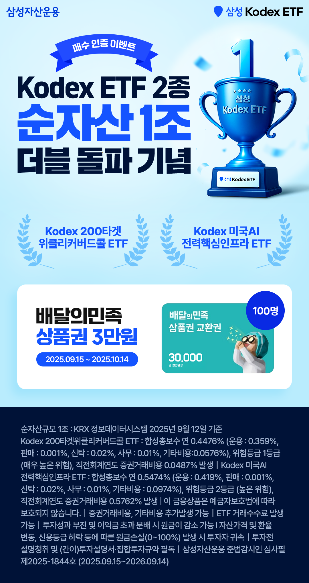 삼성자산운용_순자산1조 더블돌파기념 매수인증이벤트_250915_V4.png 삼성자산운용_순자산1조 더블돌파기념 매수인증이벤트_250915_V4.png