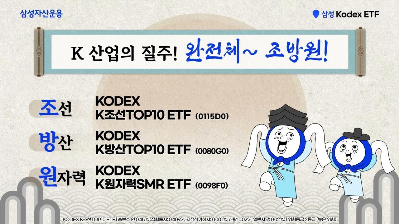 코스피 4000시대, 국장 투자는? 삼성이 만든 K-제조 완전체 ETF 3종!
