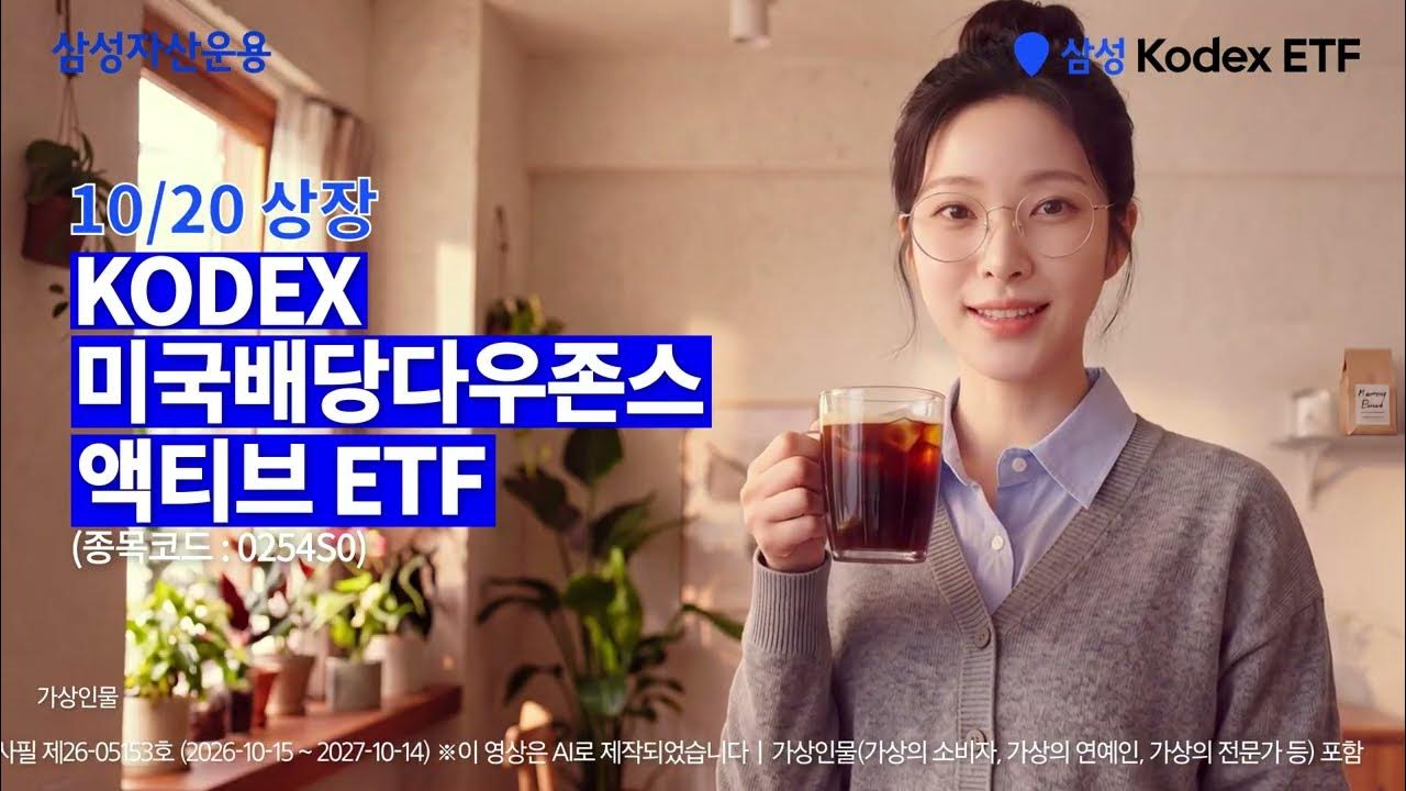 (10월 20일 상장) 더 좋아진 미국배당다우존스☕| KODEX 미국배당다우존스액티브 ETF | ETF 상품정보